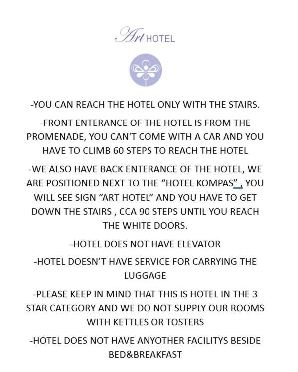 Art Hotel 杜布罗夫尼克 外观 照片